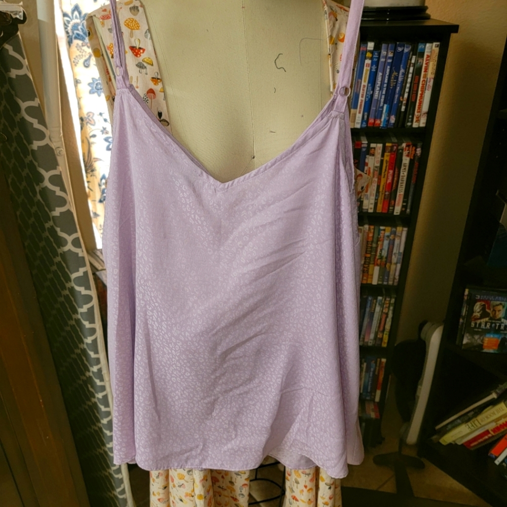 TORRID Cami embossed leopard print
